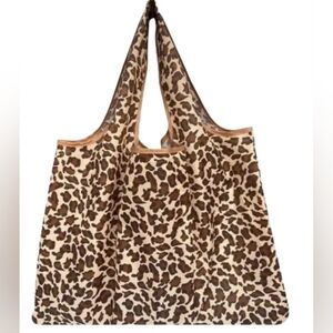 2PC - Reusable Shopping Tote With Carrier Bag